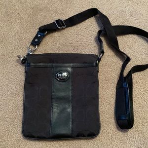 Black Cross-body Coach Purse